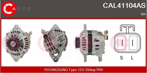 Casco CAL41104AS - Ģenerators autospares.lv