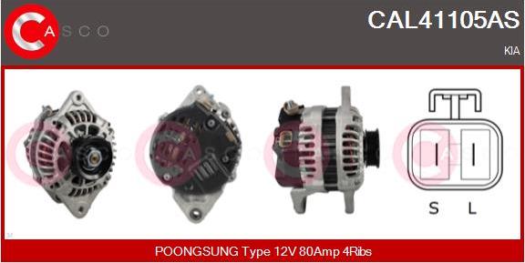 Casco CAL41105AS - Ģenerators autospares.lv