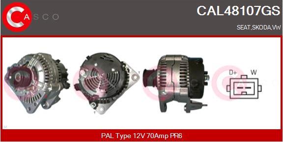 Casco CAL48107GS - Ģenerators www.autospares.lv