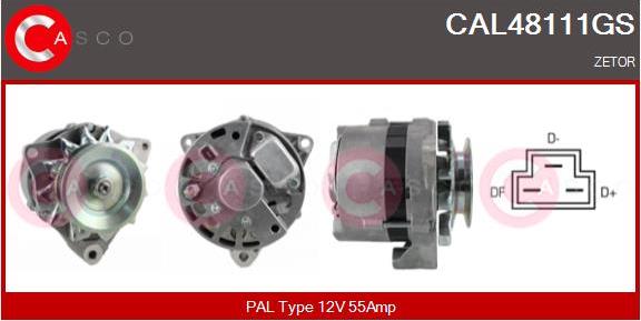 Casco CAL48111GS - Ģenerators www.autospares.lv