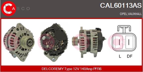 Casco CAL60113AS - Alternator www.autospares.lv