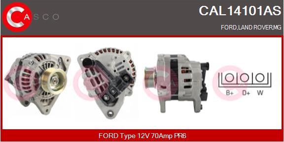 Casco CAL14101AS - Ģenerators autospares.lv