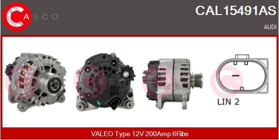 Casco CAL15491AS - Ģenerators autospares.lv