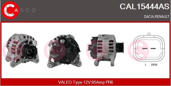 Casco CAL15444AS - Ģenerators autospares.lv