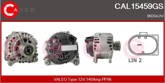 Casco CAL15459GS - Alternator www.autospares.lv