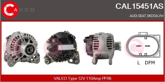 Casco CAL15451AS - Ģenerators autospares.lv