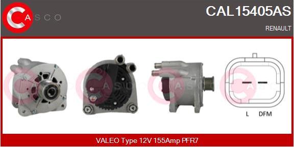 Casco CAL15405AS - Ģenerators autospares.lv