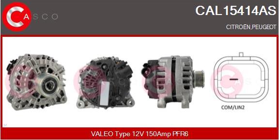 Casco CAL15414AS - Ģenerators autospares.lv