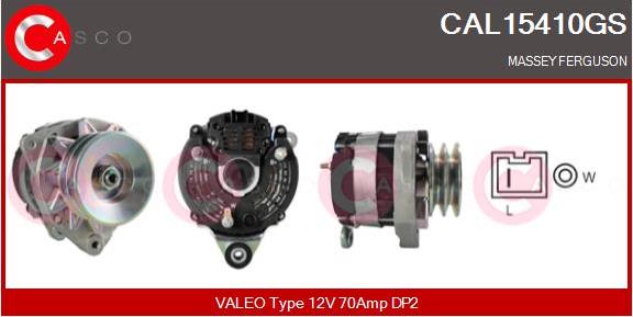 Casco CAL15410GS - Alternator www.autospares.lv