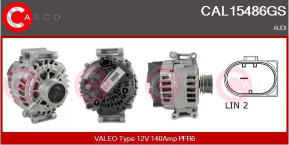 Casco CAL15486GS - Alternator www.autospares.lv