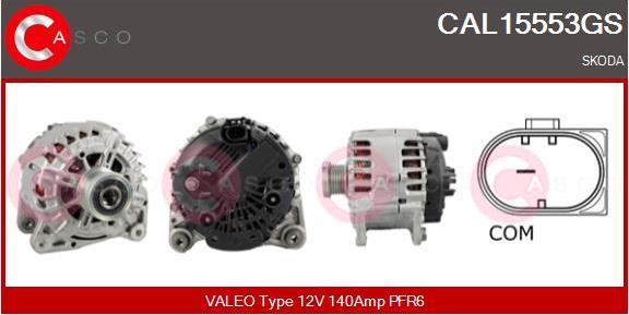 Casco CAL15553GS - Alternator www.autospares.lv