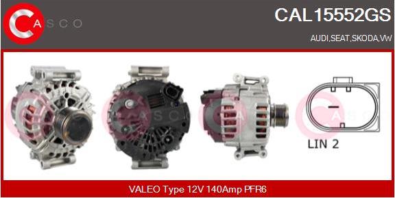 Casco CAL15552GS - Alternator www.autospares.lv