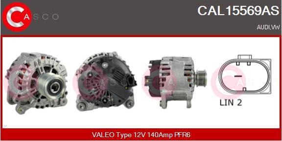 Casco CAL15569AS - Alternator www.autospares.lv