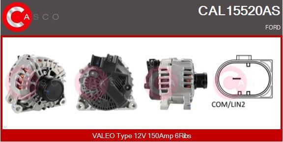 Casco CAL15520AS - Ģenerators autospares.lv