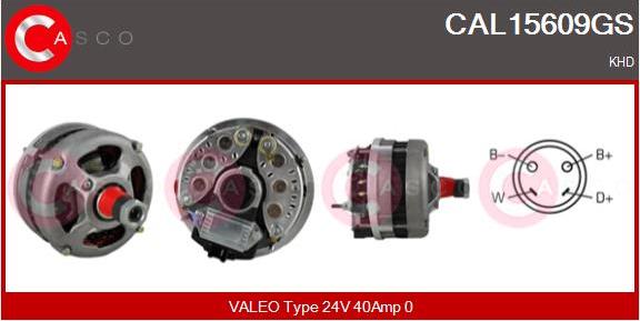 Casco CAL15609GS - Alternator www.autospares.lv