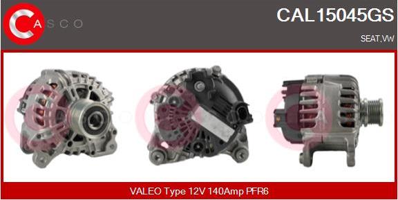 Casco CAL15045GS - Alternator www.autospares.lv