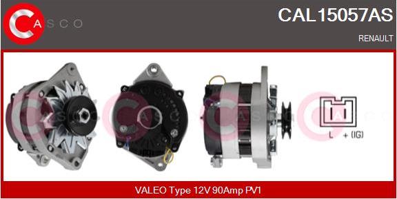 Casco CAL15057AS - Ģenerators autospares.lv