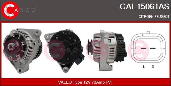 Casco CAL15061AS - Ģenerators autospares.lv