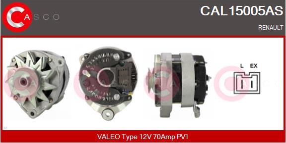 Casco CAL15005AS - Ģenerators www.autospares.lv