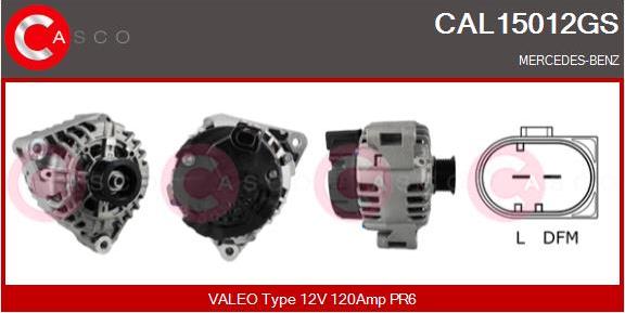 Casco CAL15012GS - Alternator www.autospares.lv