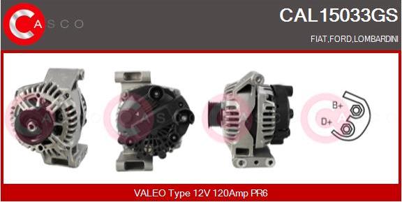 Casco CAL15033GS - Alternator www.autospares.lv