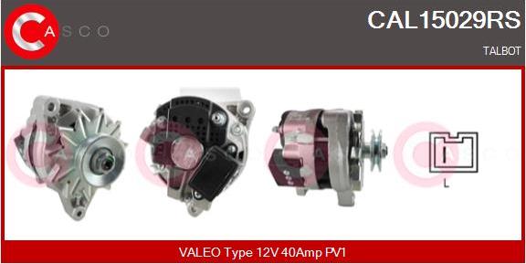 Casco CAL15029RS - Ģenerators www.autospares.lv