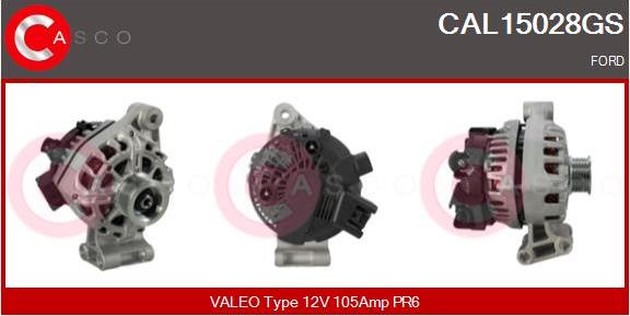 Casco CAL15028GS - Alternator www.autospares.lv