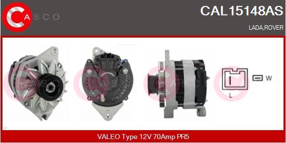 Casco CAL15148AS - Ģenerators autospares.lv