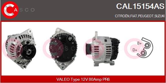 Casco CAL15154AS - Ģenerators autospares.lv