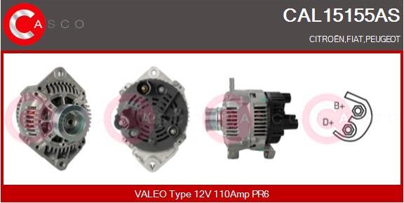 Casco CAL15155AS - Ģenerators www.autospares.lv