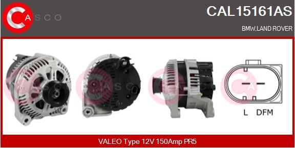 Casco CAL15161AS - Ģenerators autospares.lv