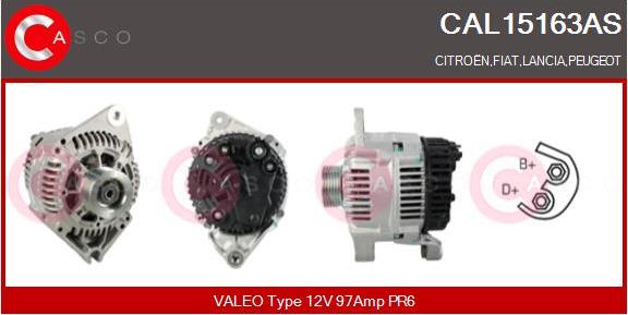 Casco CAL15163AS - Ģenerators www.autospares.lv