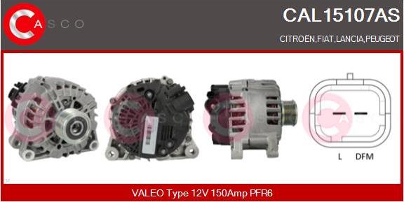 Casco CAL15107AS - Alternator www.autospares.lv