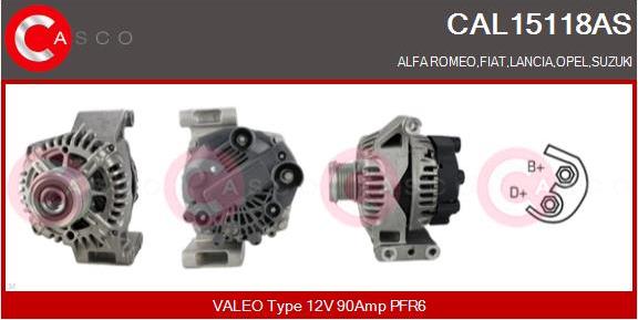 Casco CAL15118AS - Ģenerators autospares.lv