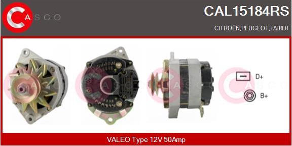 Casco CAL15184RS - Ģenerators autospares.lv