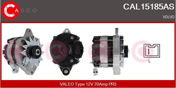 Casco CAL15185AS - Alternator www.autospares.lv