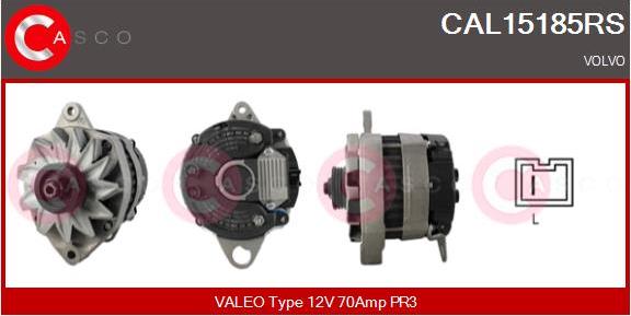 Casco CAL15185RS - Alternator www.autospares.lv