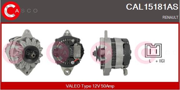 Casco CAL15181AS - Ģenerators autospares.lv