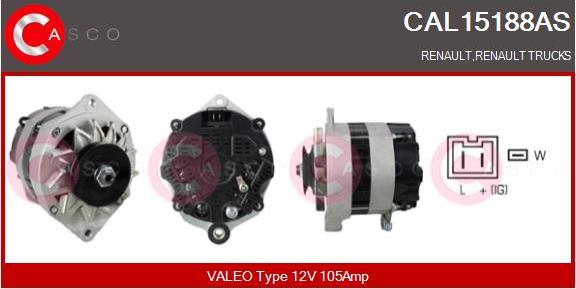 Casco CAL15188AS - Ģenerators autospares.lv