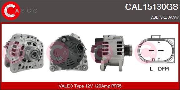 Casco CAL15130GS - Alternator www.autospares.lv