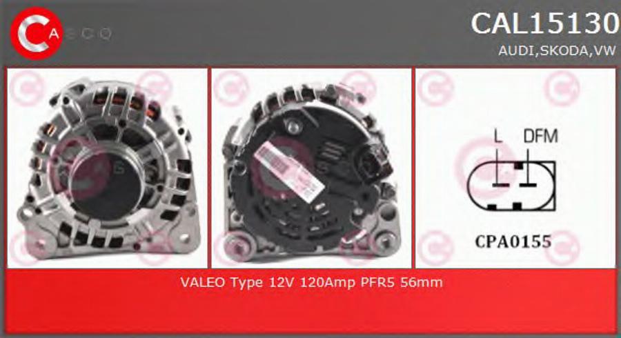 Casco CAL15130 - Alternator www.autospares.lv