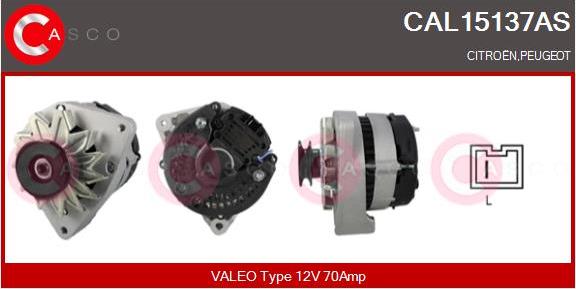 Casco CAL15137AS - Ģenerators www.autospares.lv