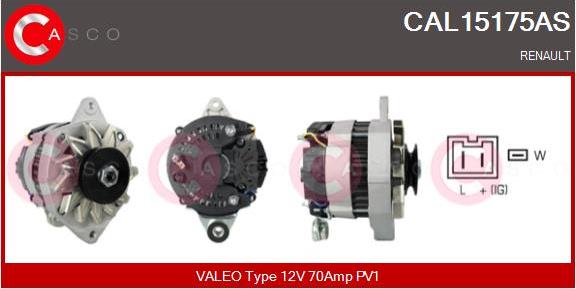 Casco CAL15175AS - Ģenerators www.autospares.lv