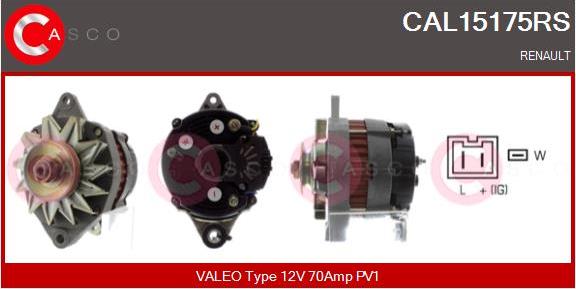 Casco CAL15175RS - Ģenerators www.autospares.lv