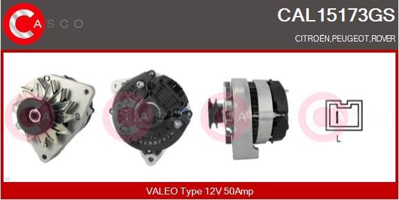 Casco CAL15173GS - Alternator www.autospares.lv