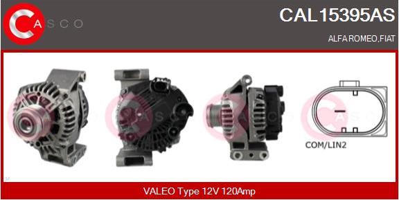 Casco CAL15395AS - Ģenerators autospares.lv