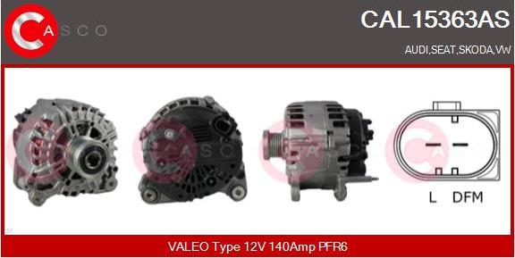 Casco CAL15363AS - Ģenerators autospares.lv