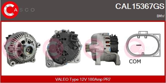 Casco CAL15367GS - Alternator www.autospares.lv