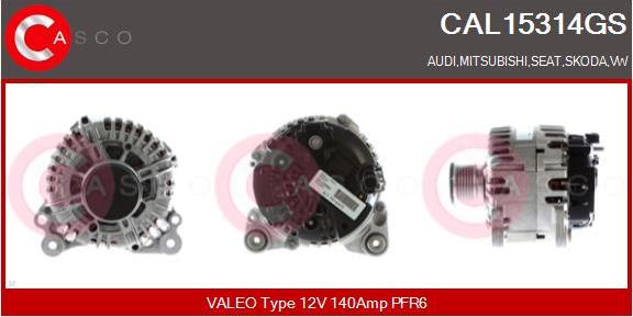 Casco CAL15314GS - Ģenerators www.autospares.lv