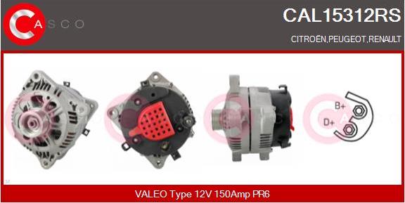 Casco CAL15312RS - Ģenerators autospares.lv